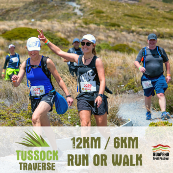 Tussock Traverse 12km and 6km Trail Run and Walk